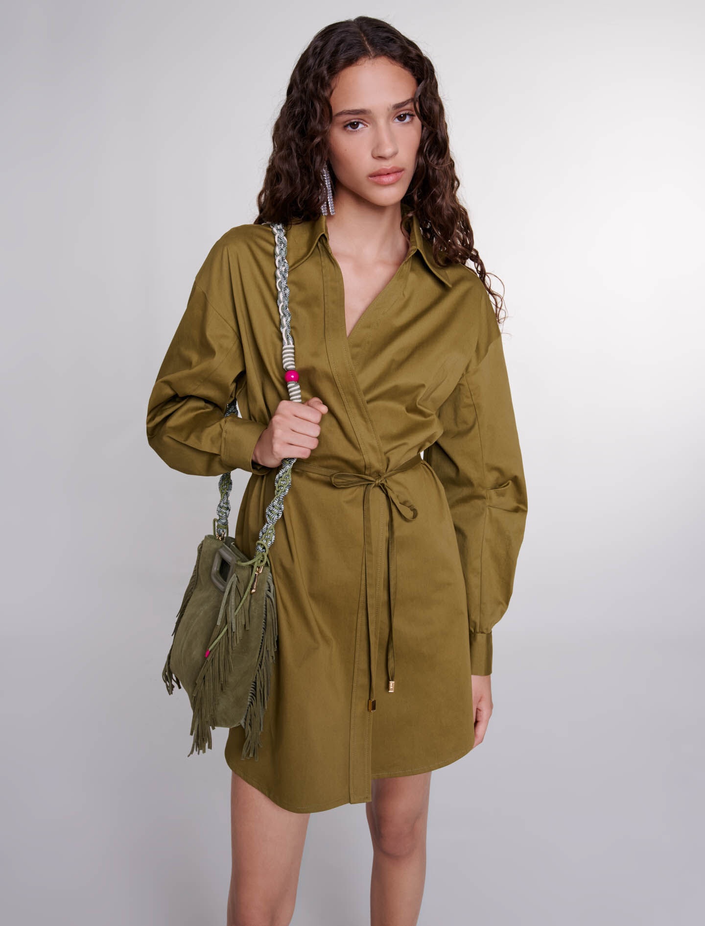 Cutaway wrap dress - 5