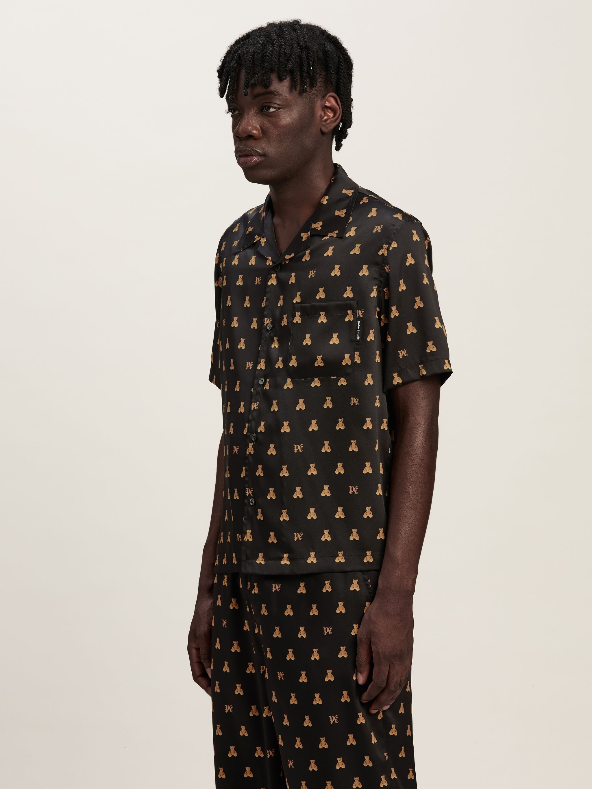 Bear In Mind Bowling Shirt - 4