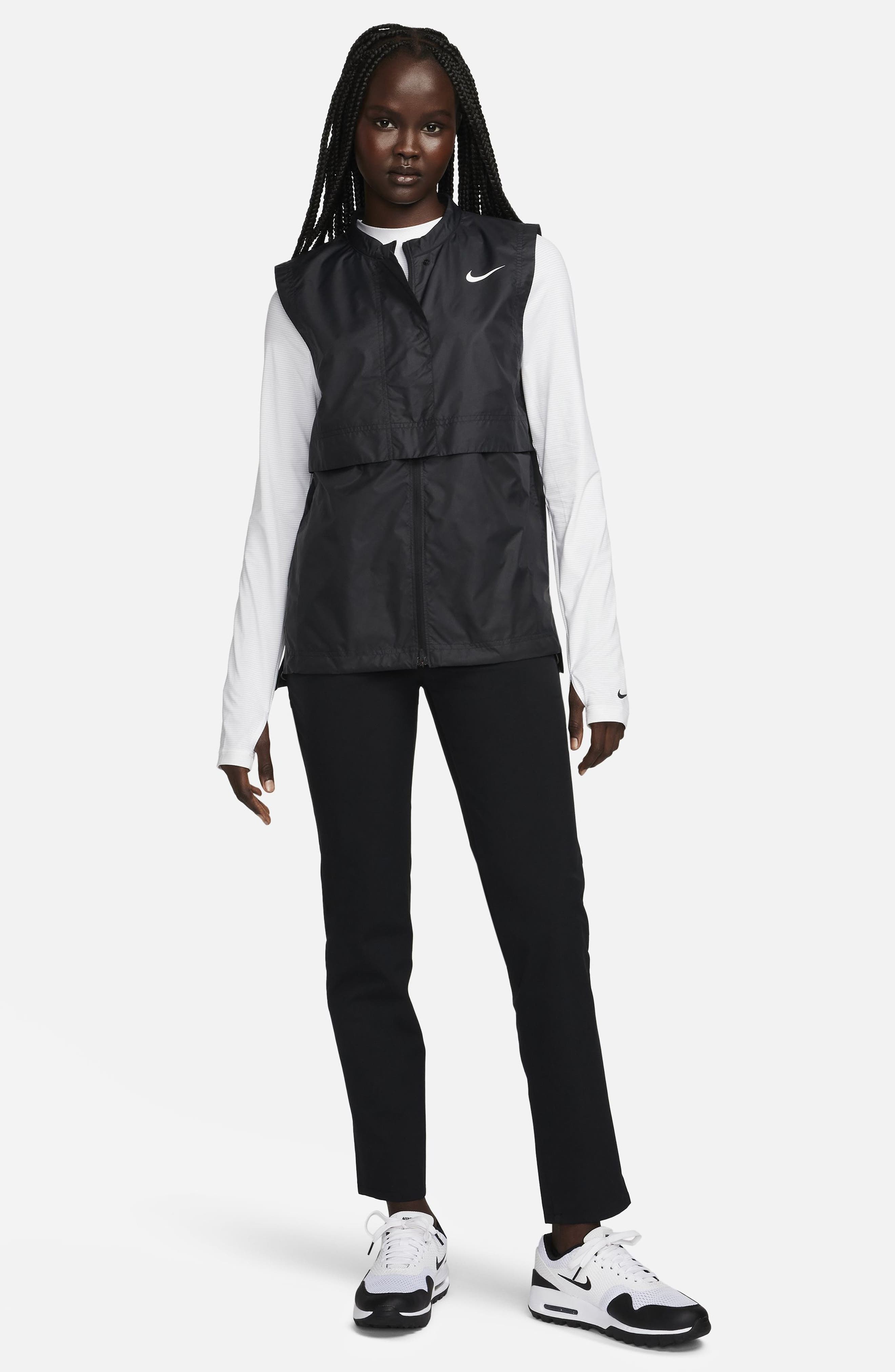 Nike Tour Repel Golf Vest in 010 Black/white at Nordstrom - 7
