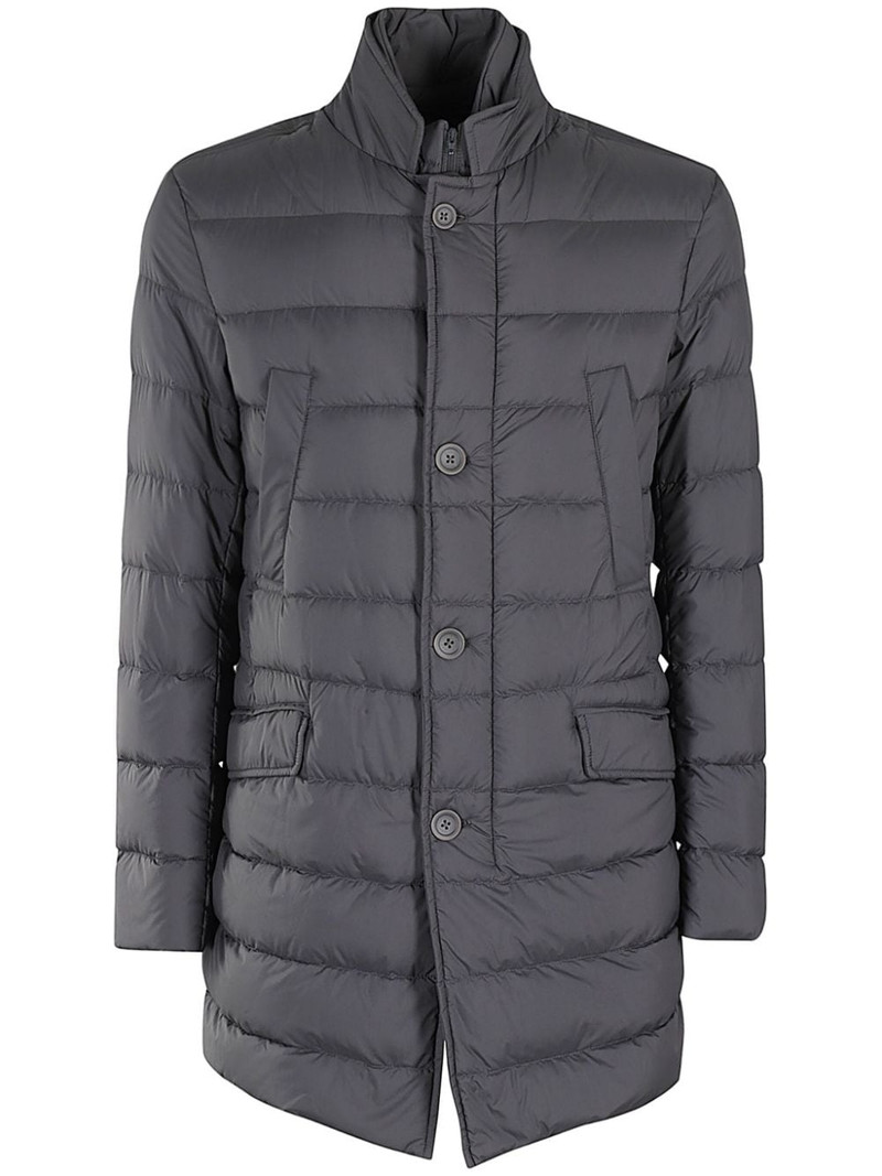 logo-plaque padded coat 1