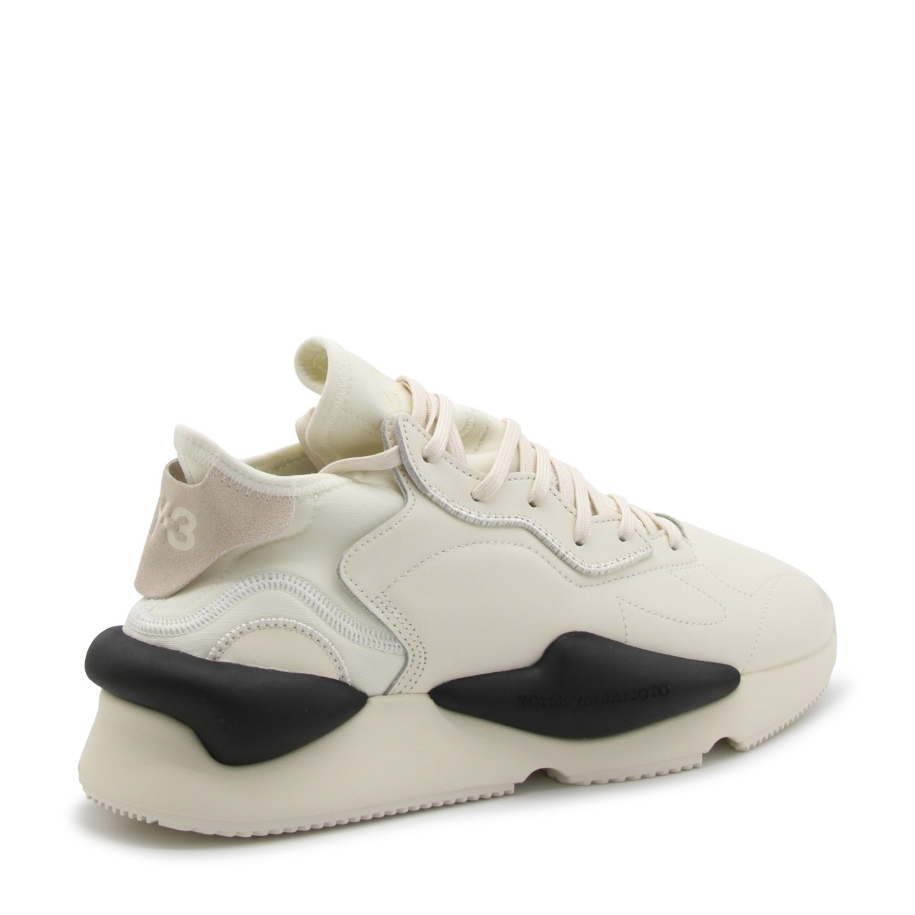 white leather kaiwa sneakers - 3