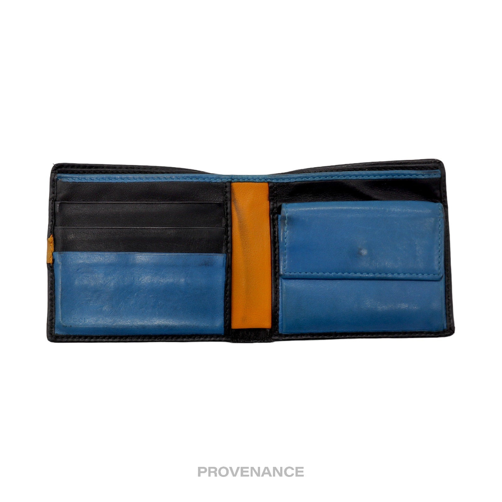 Gucci GG MicroGuccissima Bifold Wallet - Patchwork Leather - 6