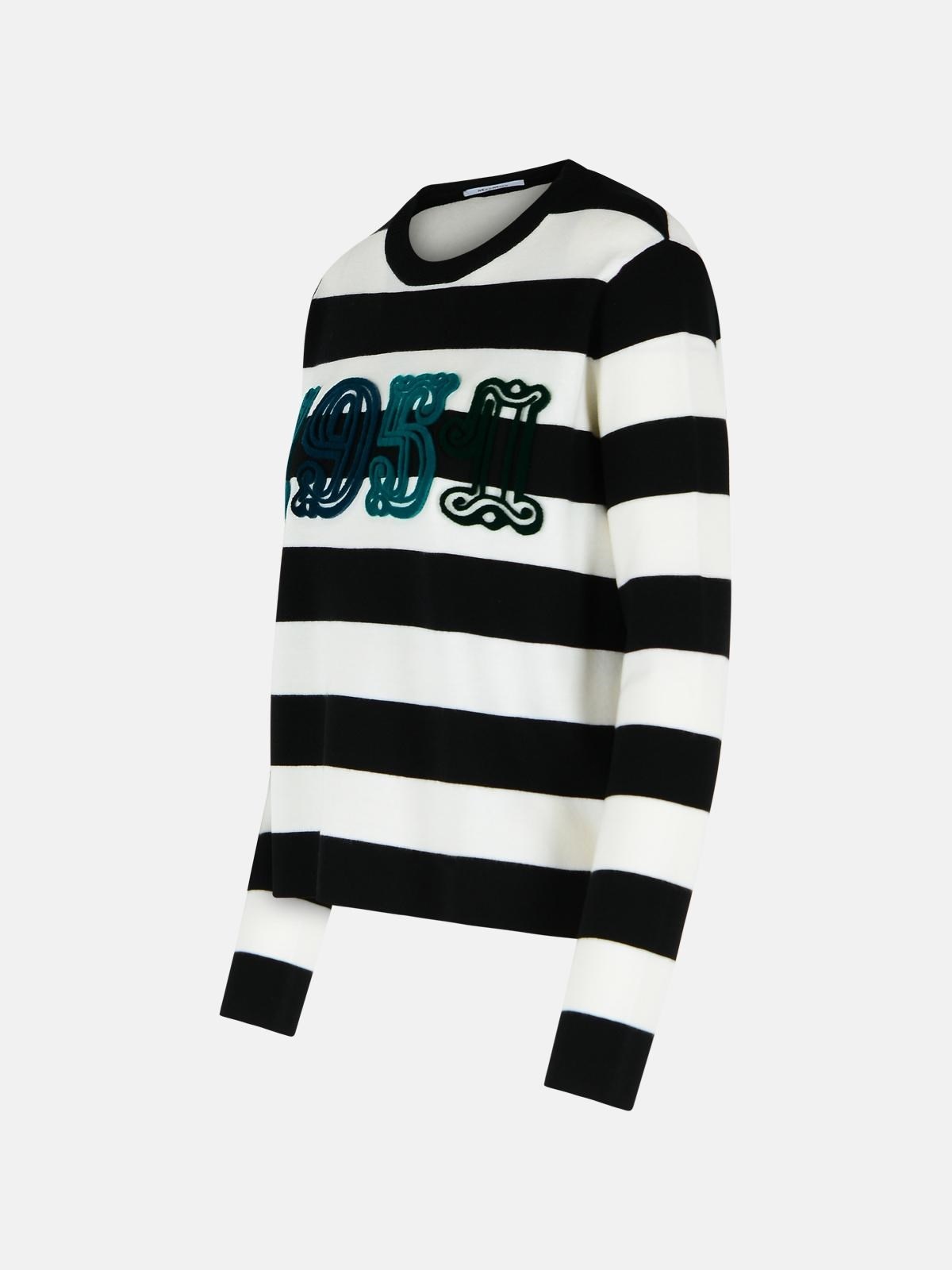 'VITERBO' TWO-TONE VIRGIN WOOL SWEATER - 2