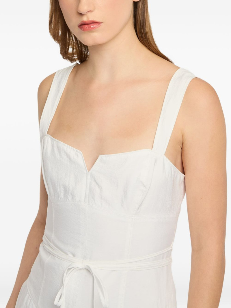 Jerome sweetheart-neck tie midi dress 5