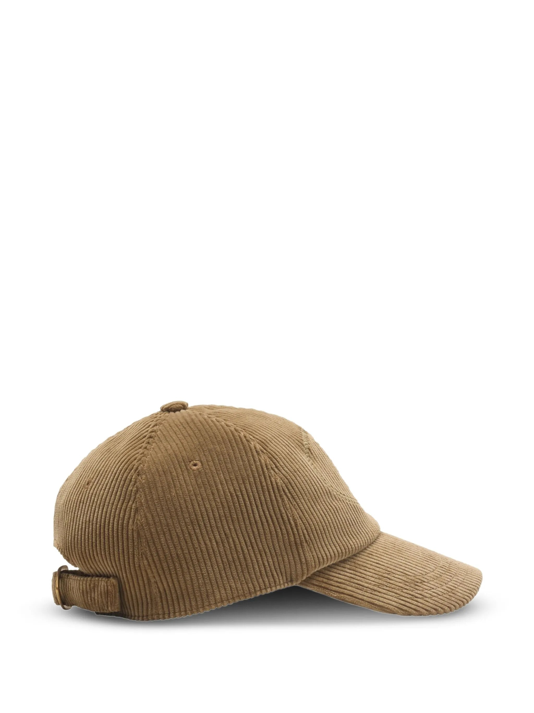 Knight-stamp corduroy baseball cap - 4