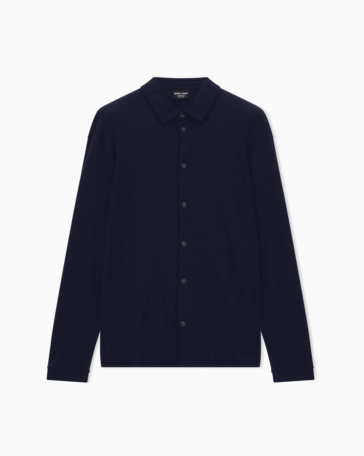 SHIRT CASHMERE INTERLOCK JERSEY REGULAR FIT - 1