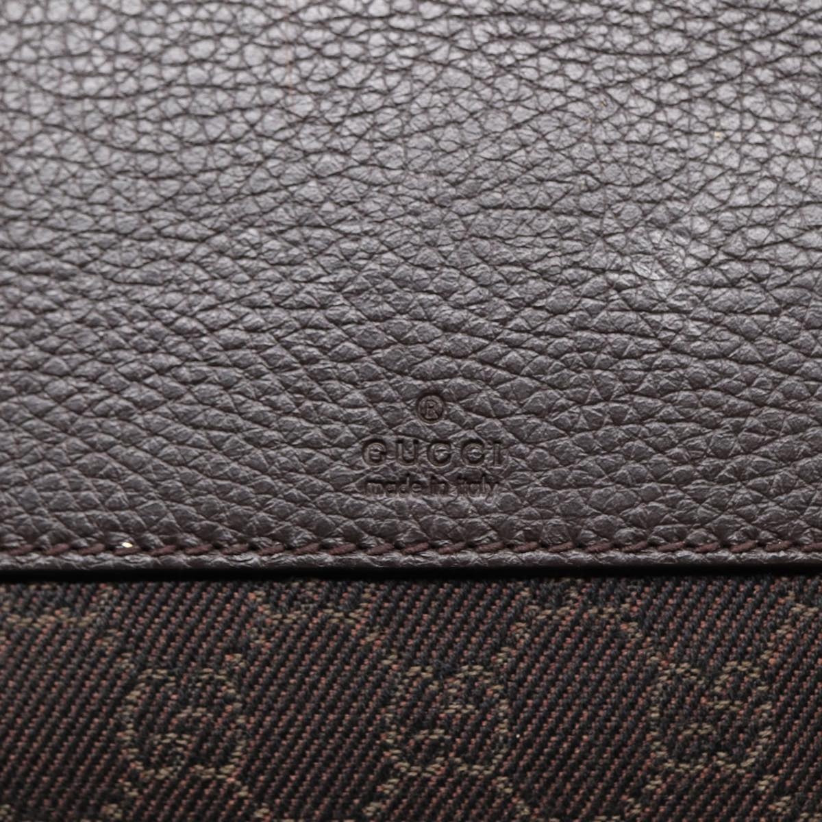GUCCI GG Canvas Tote Bag Outlet Brown Silver - 14