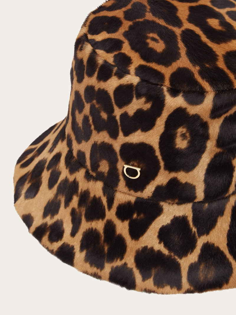 FERRAGAMO Pony hair cloche outlook