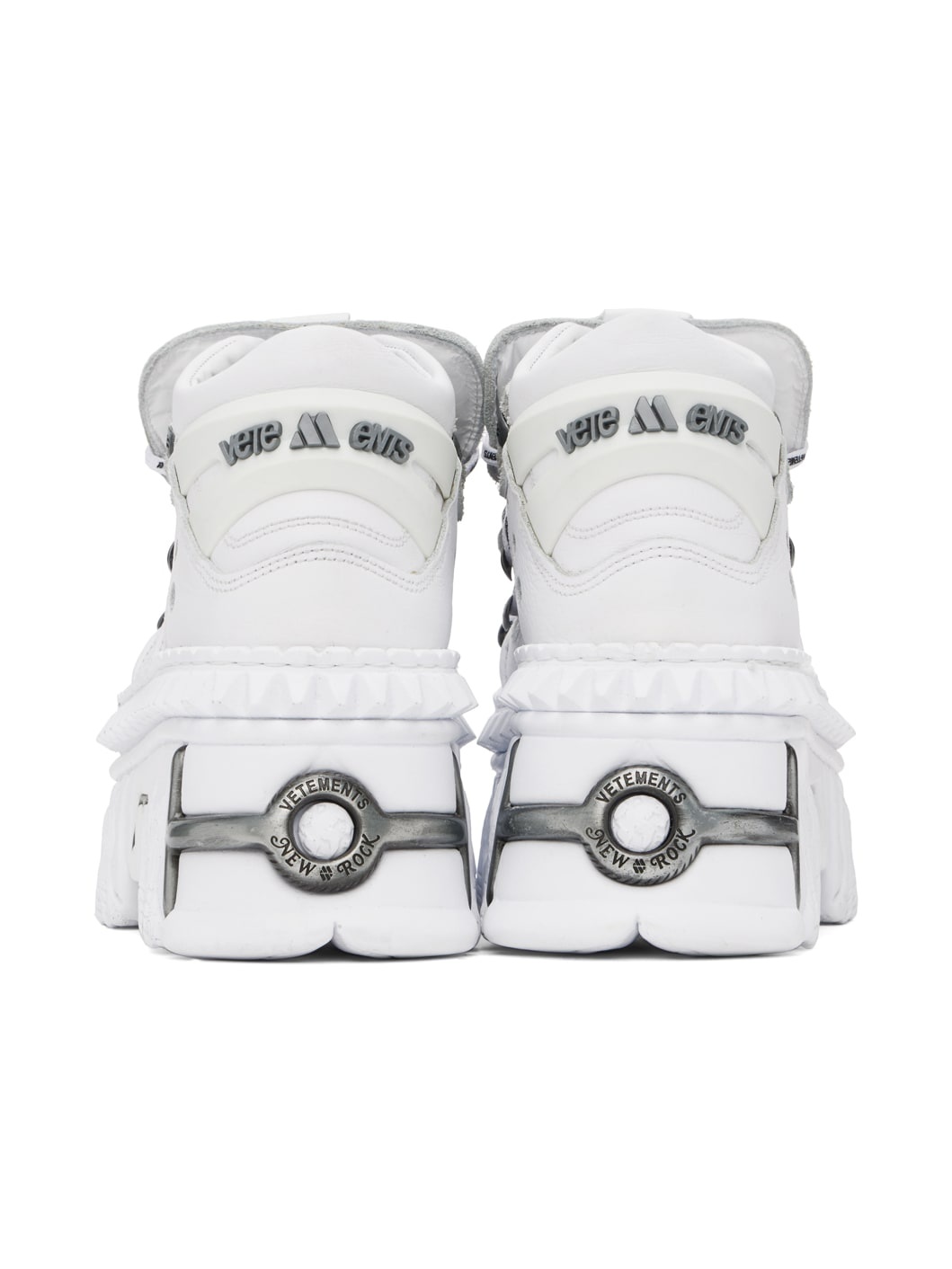 White New Rock Edition Platform Sneakers - 2