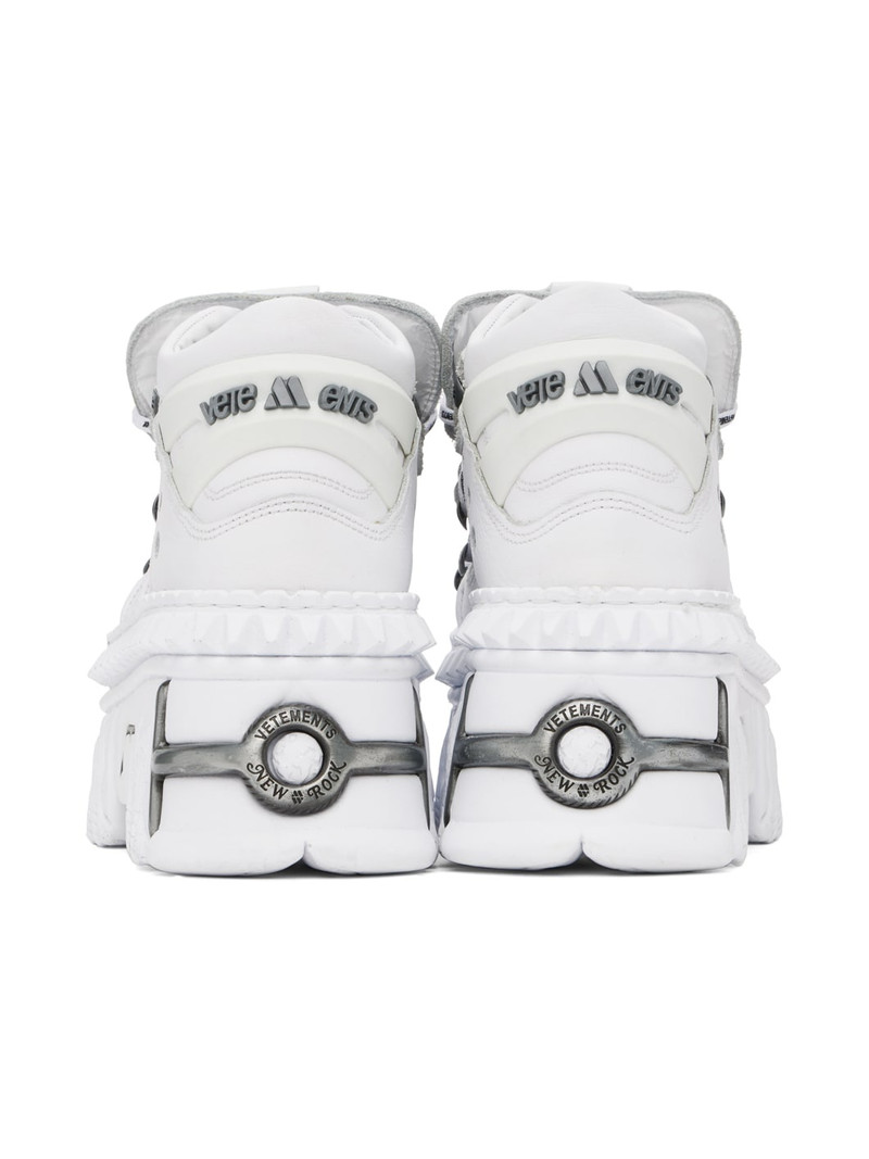White New Rock Edition Platform Sneakers 2