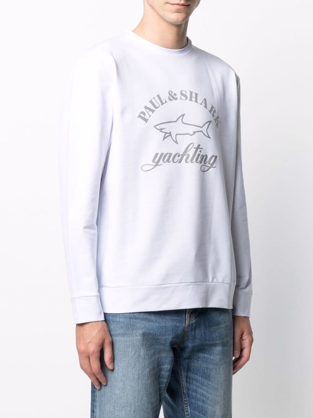 logo print sweatshirt - 3