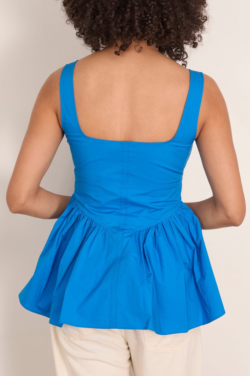 Bader Top in Cyan 4