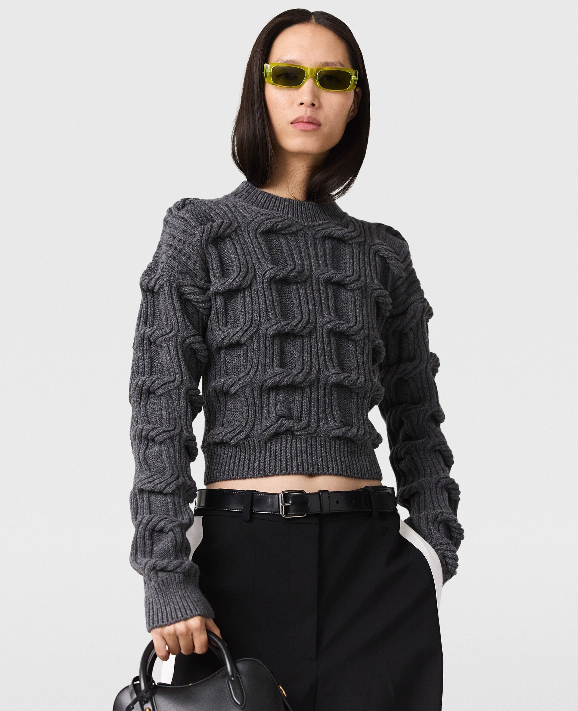 Falabella Cable-Knit Sweater - 2