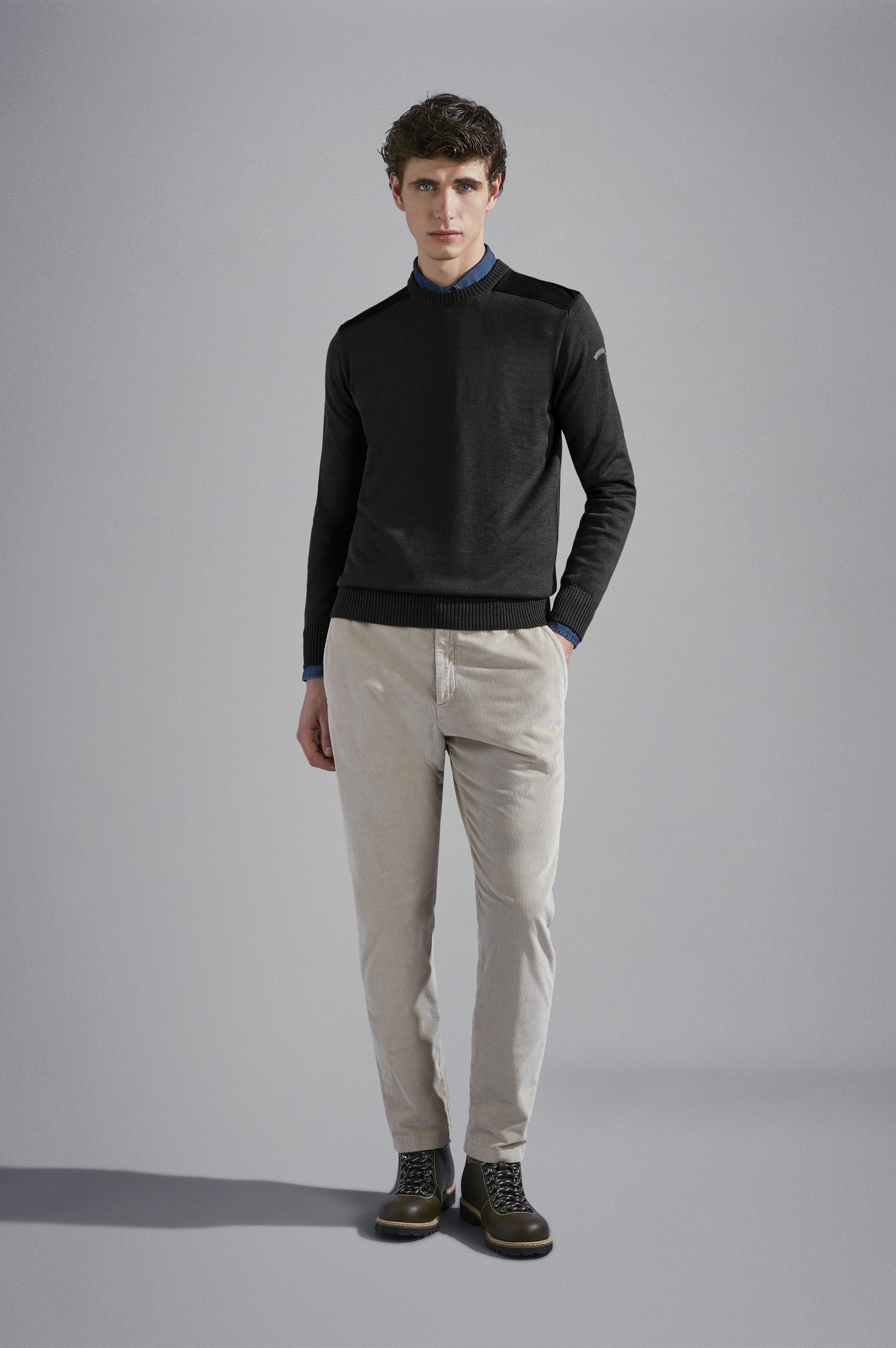 WOOL SWEATER WITH TYPHOON® INSERTS - 2