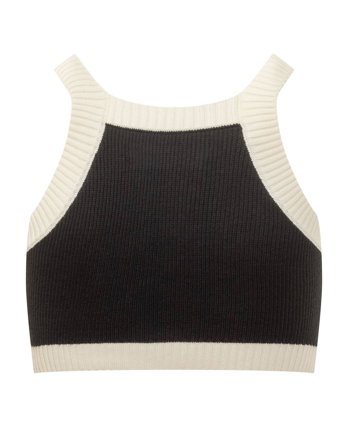 Cropped Tank Top - 2