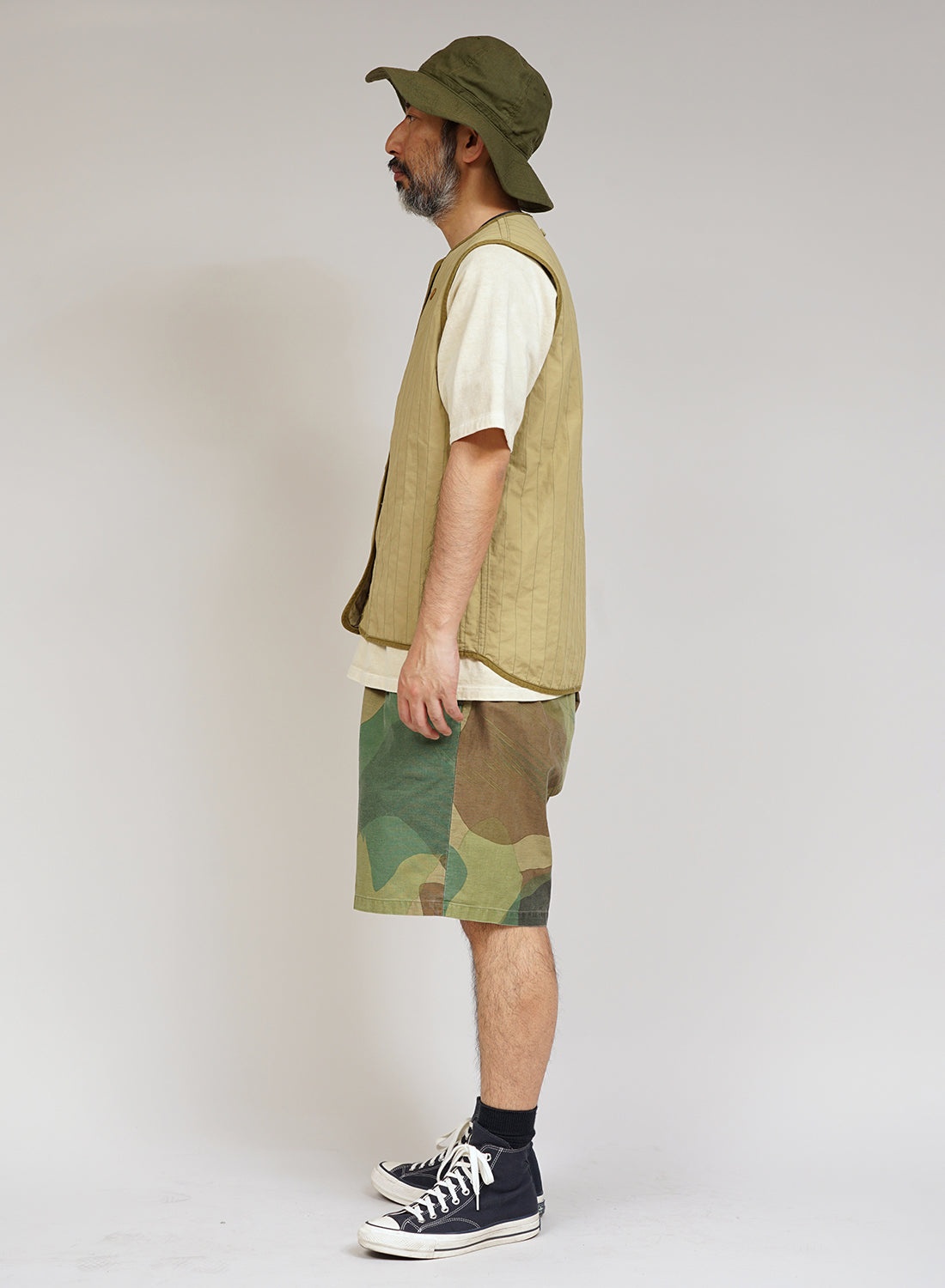 Army Vest Reversible Fade Camo in Green - 9