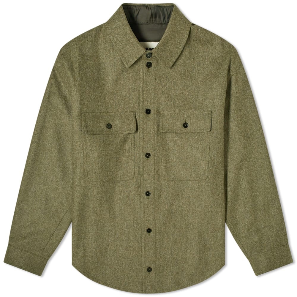 Jil Sander Plus Wool Flannel Shirt Jacket - 1