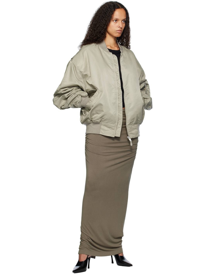 entire studios Gray Broad Bomber Jacket outlook