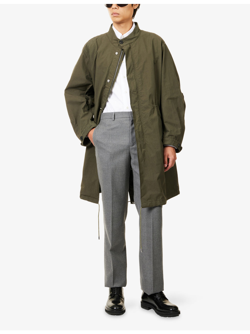 Classic-Fit Tailored Wool Trousers - 2