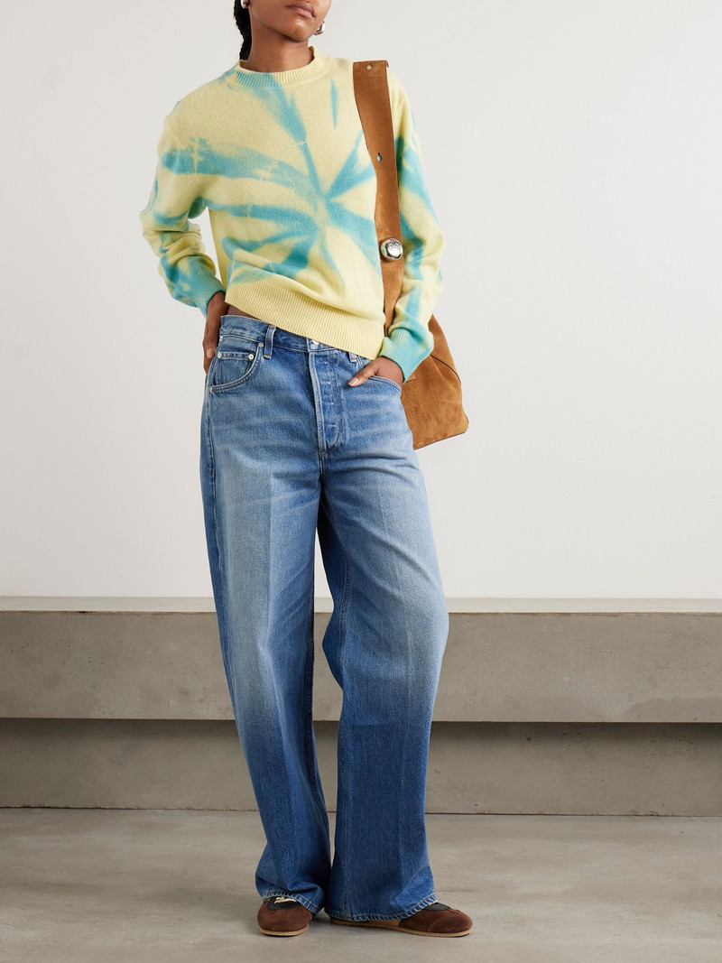 The Elder Statesman Mythic Tranquility tie-dyed cashmere sweater Multi outlook