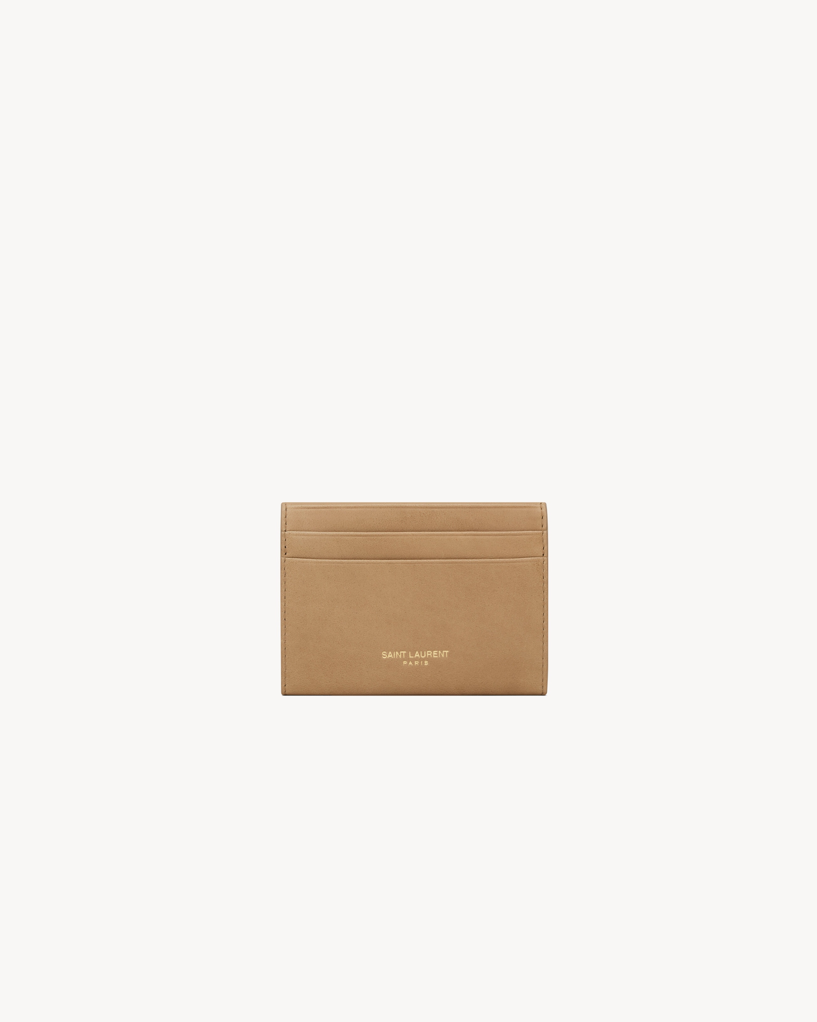 LETTER CARD CASE IN LEATHER - 2