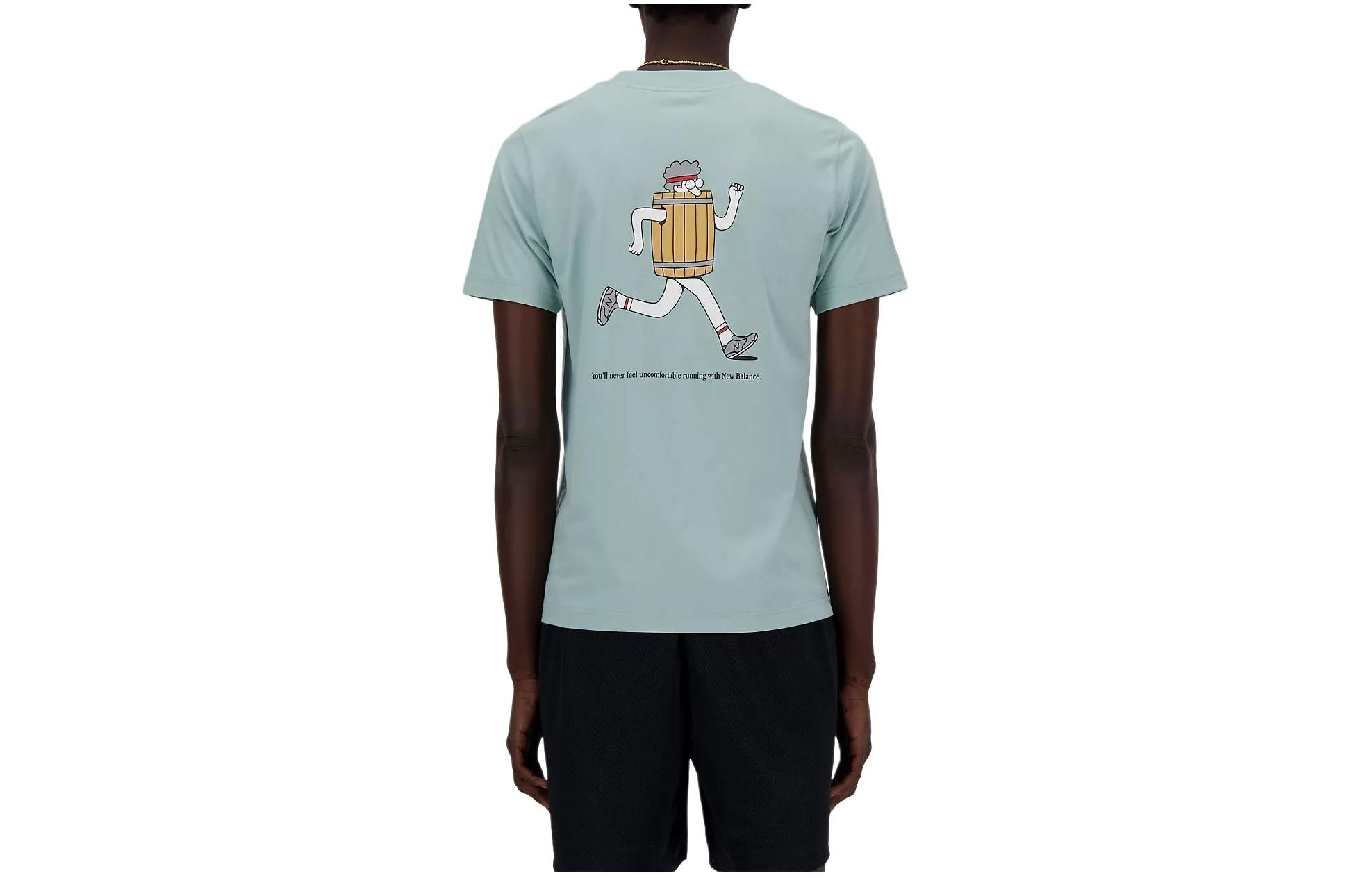 New Balance Sport Essentials Barrel Runner T-Shirt 'Blue' MT41596SAM - 2