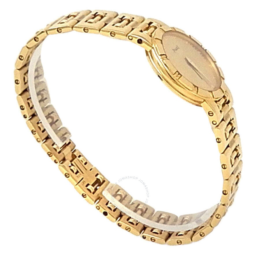 Pre-owned Piaget Dancer Quartz Diamond Black Dial Ladies Watch 15227 K 81 - 3
