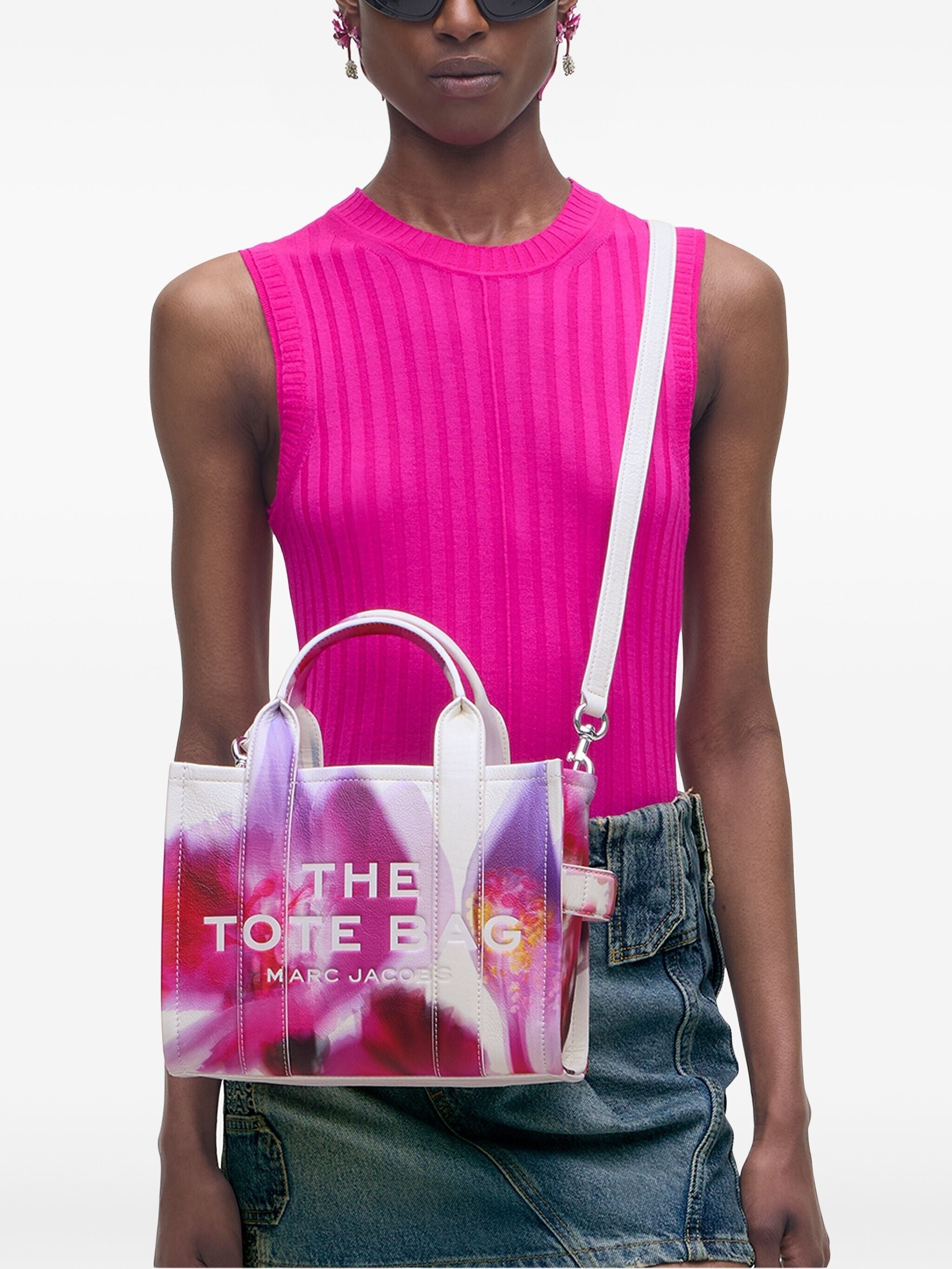 The Future Floral Leather Small Tote bag - 2