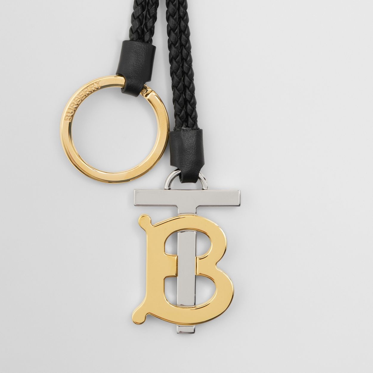 Monogram Motif Leather Key Ring - 2