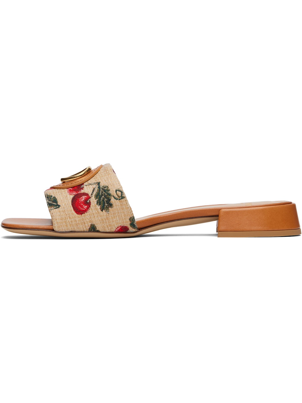 Off-White VLogo Signature Cherryfic Slide Sandals - 3