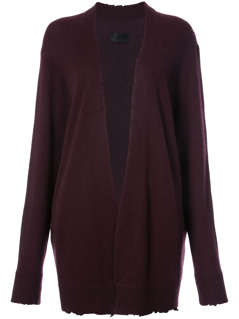 long Serge cardigan 1