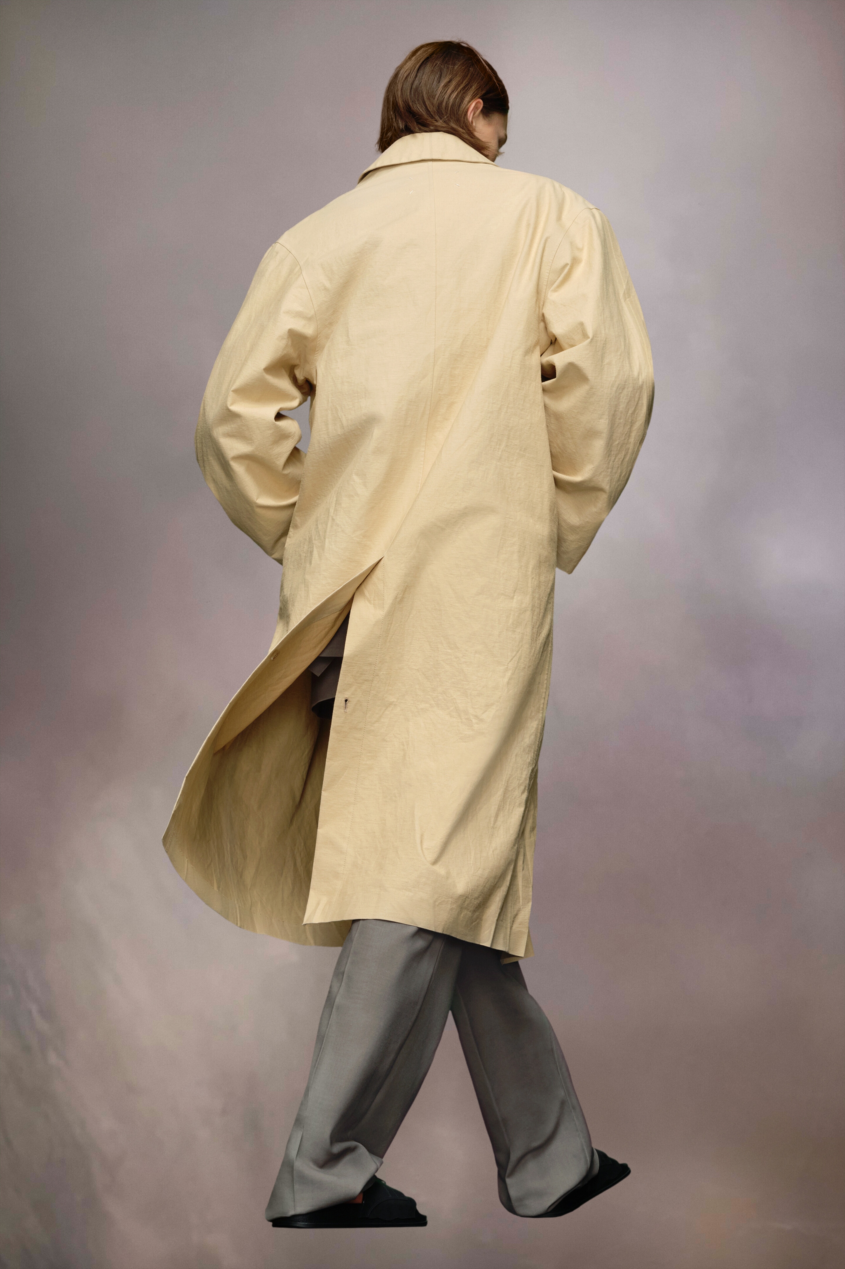 トレンチコート Maison Margiela UTILITY STYLE TRENCH COAT Maison Margiela Utility Cotton Trench Coat | Brown | FARFETCH