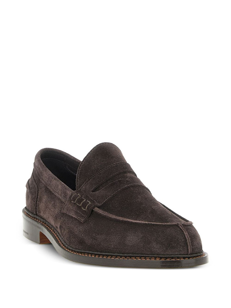 Tricker's Adam suede loafers outlook