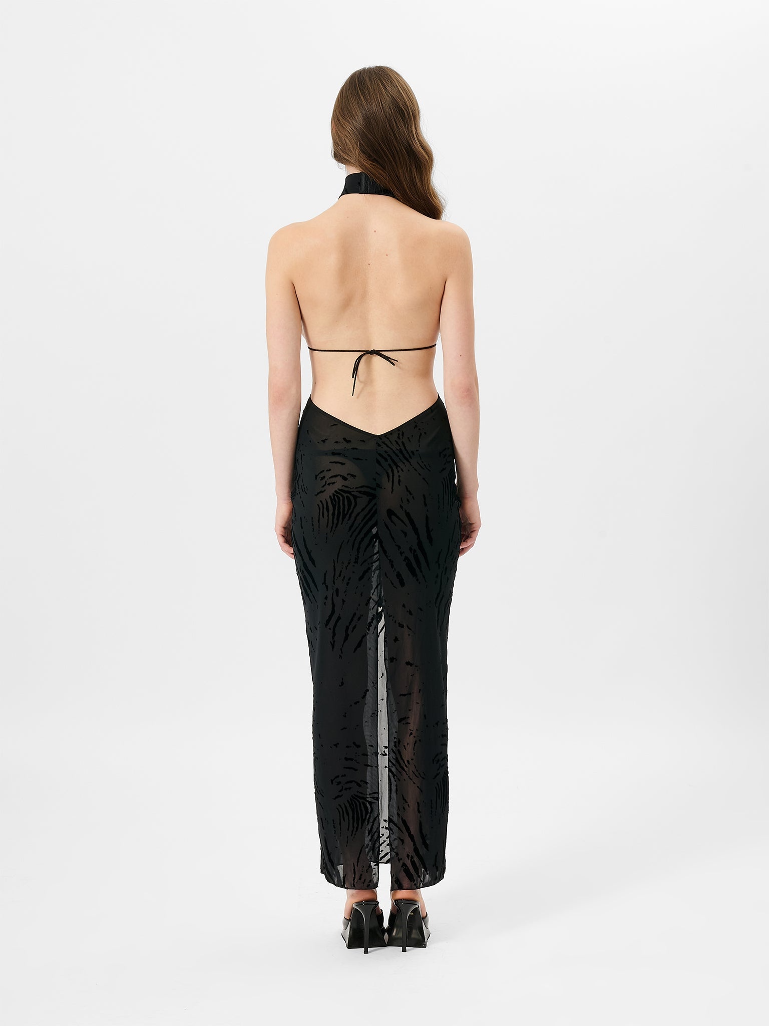 BARE DRESS BLACK ZEBRA PRINT - 4