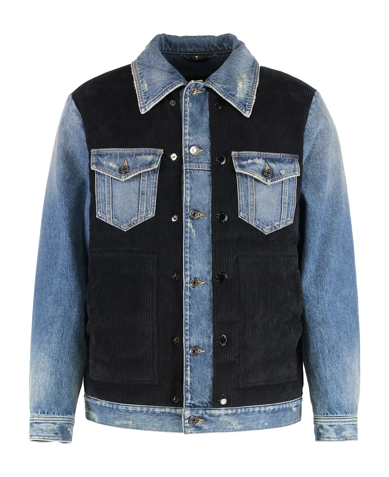 Denim Padded Jacket - 1