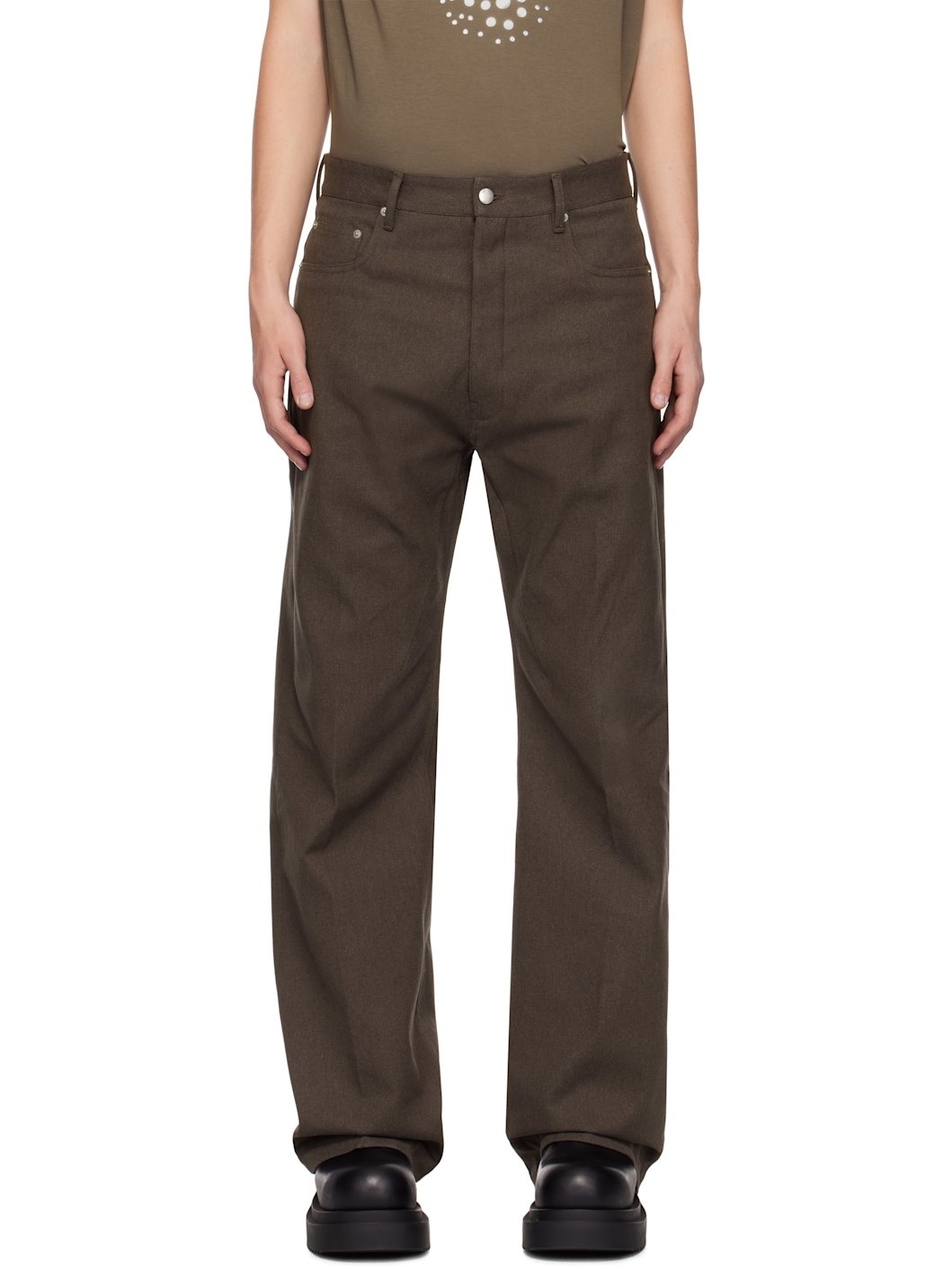 Brown Porterville Geth Jeans - 1