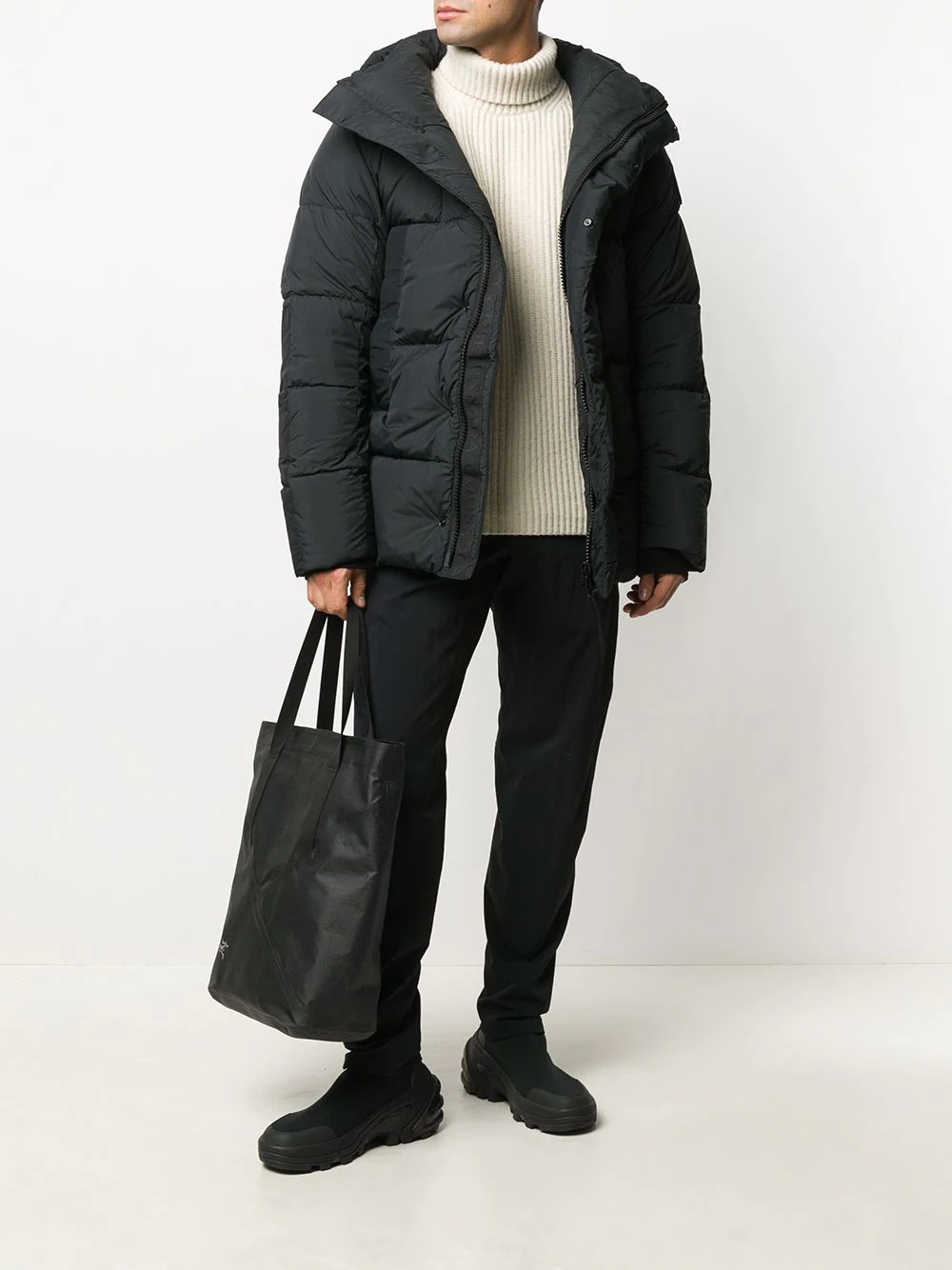 hooded puffer jacket - 2