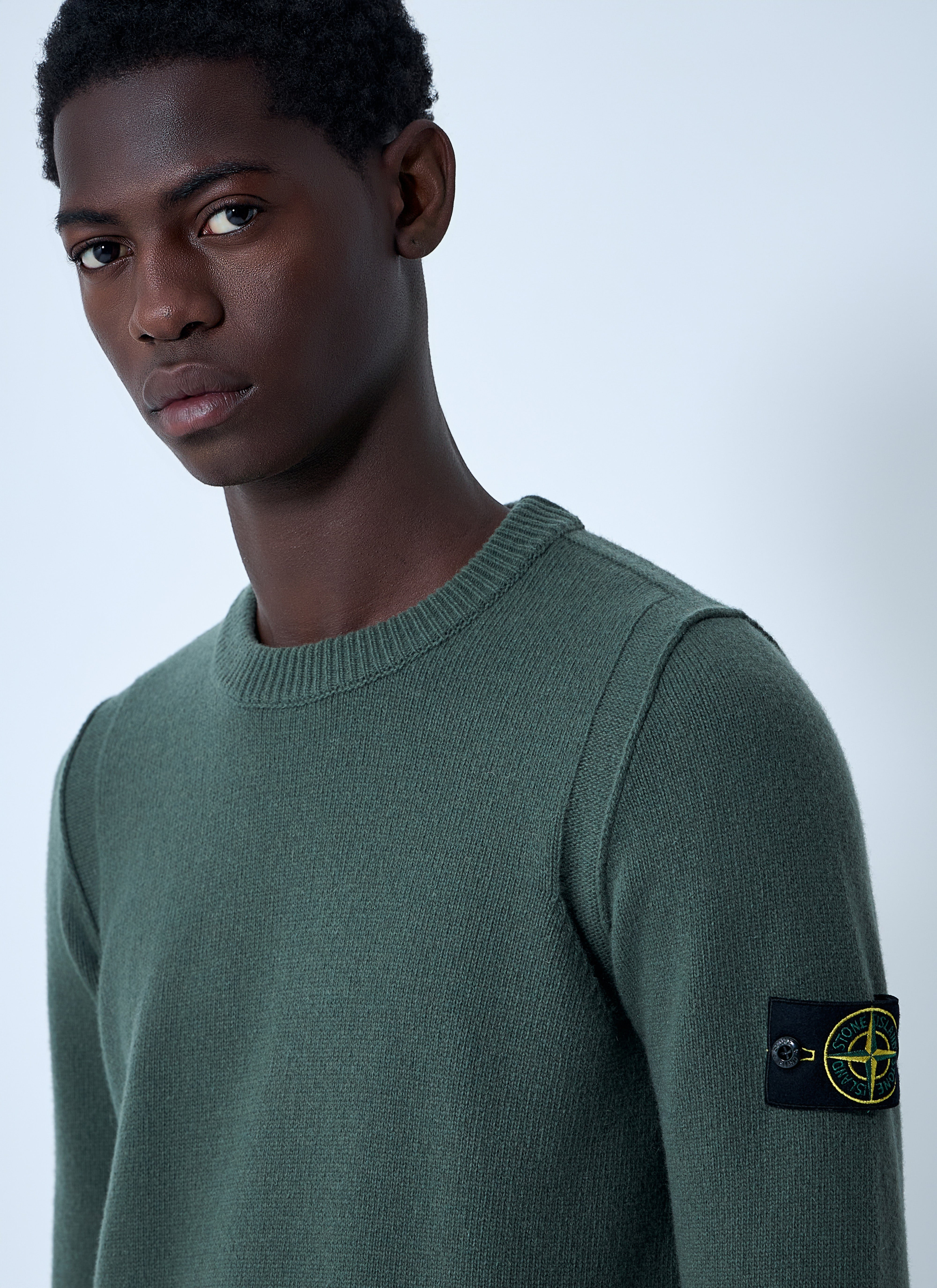 Stone Island Men Wool-Blend Sweater - 5