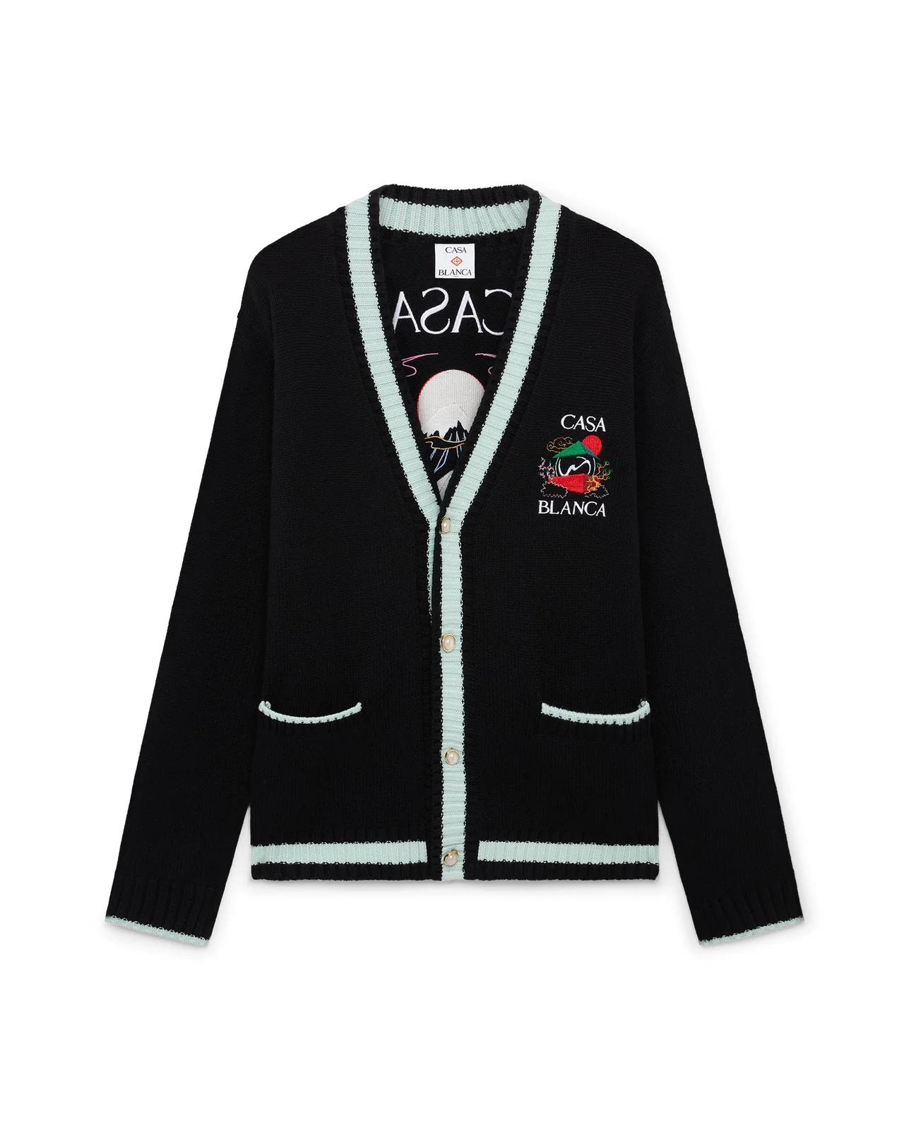 Casa Mountain Temple Cardigan | Casablanca Paris - 1