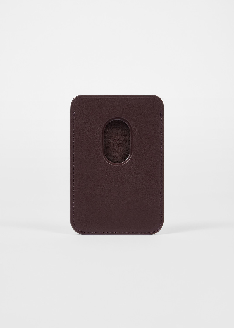Paul Smith 'Swirl' iPhone MagSafe Leather Credit Card Case outlook