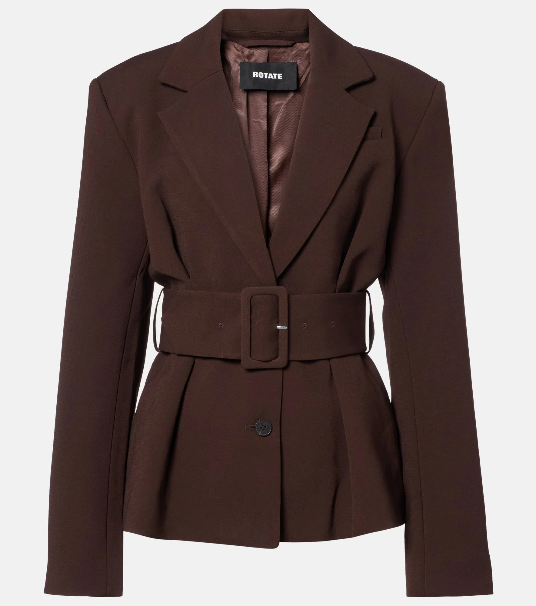 Belted blazer - 1