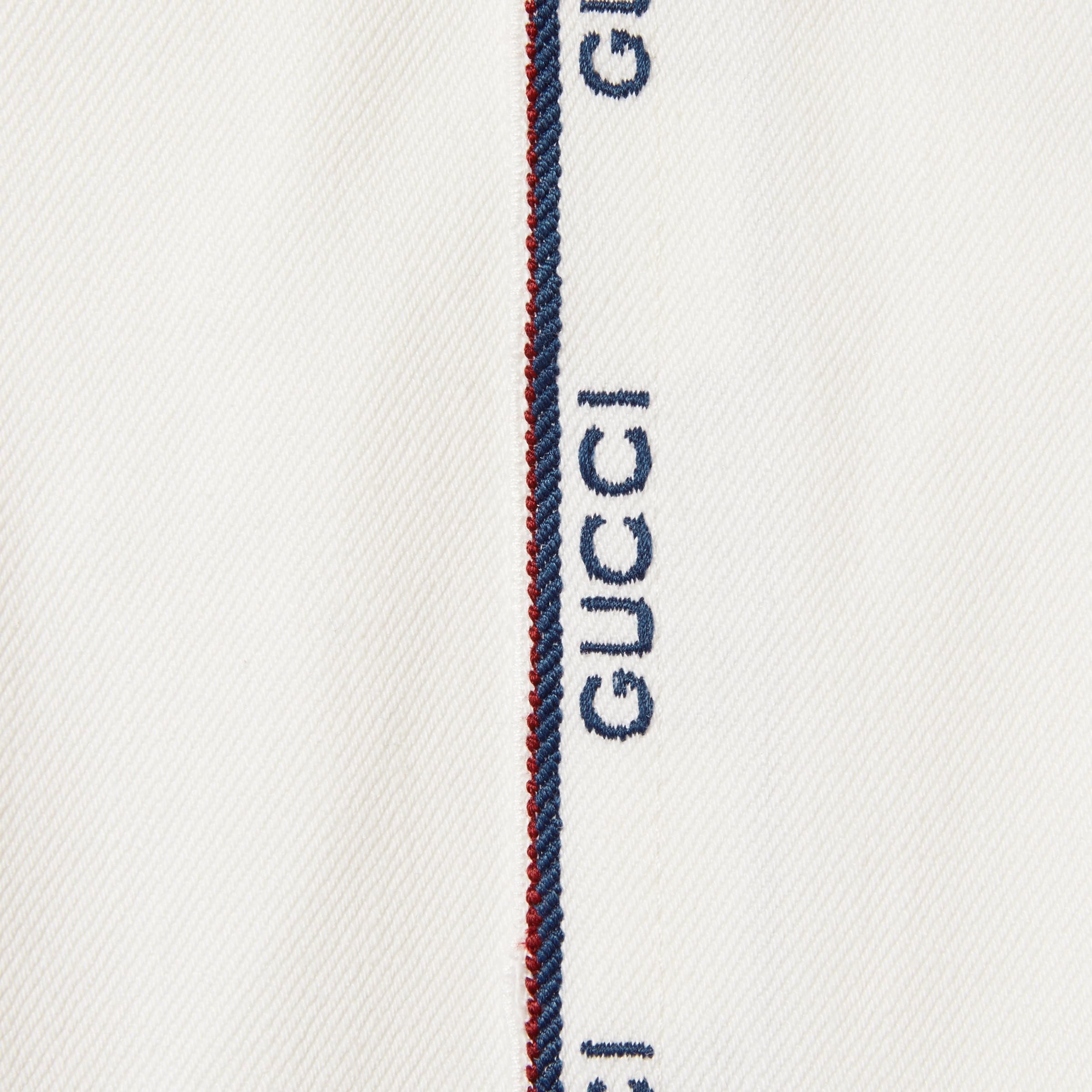 Denim jacket with Gucci selvedge - 7
