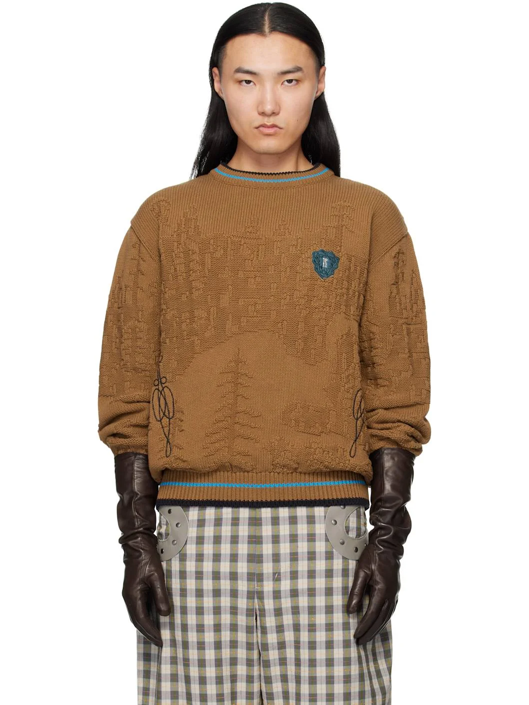 Brown Fitz Sweater - 1