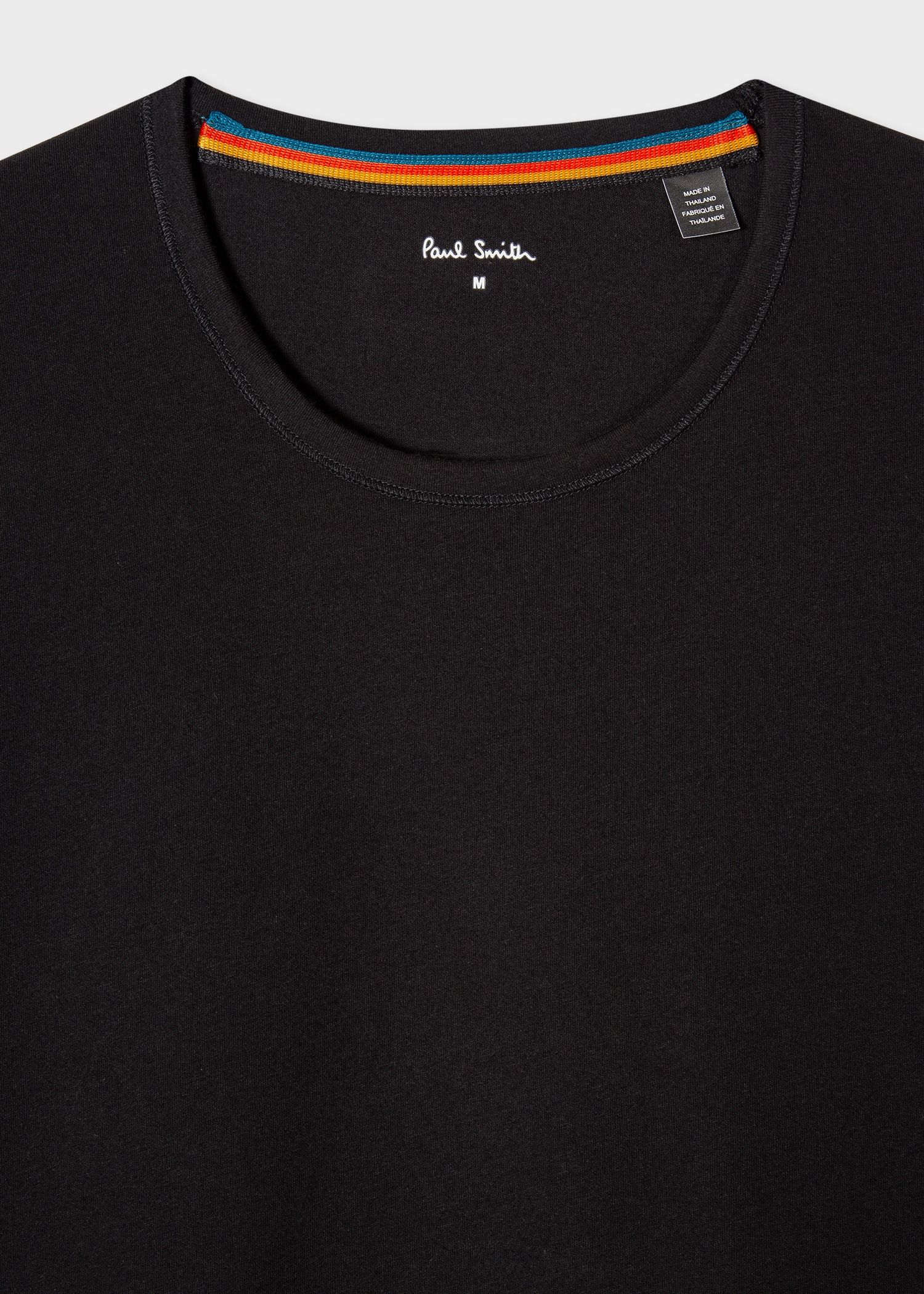 Black Cotton Lounge T-Shirt - 2