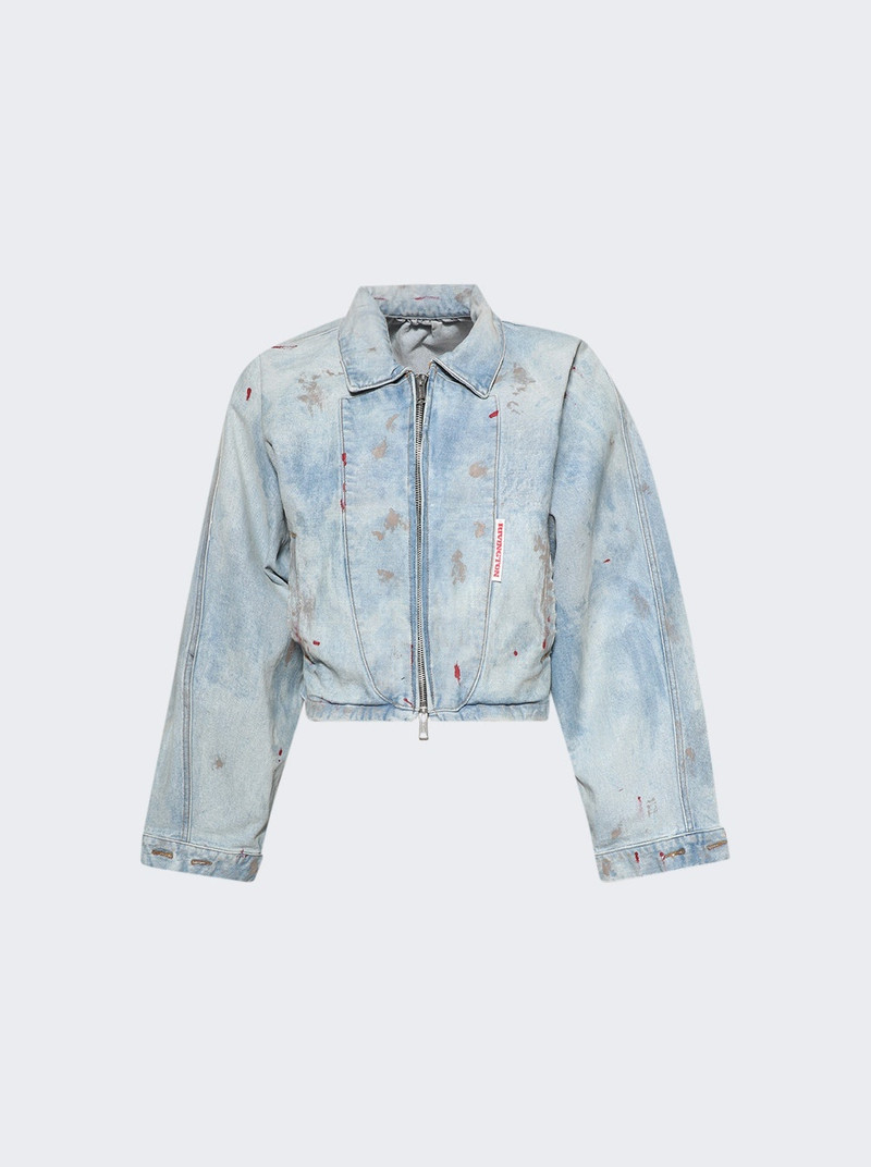Painted Rose Trucker 3 Denim Jacket Indigo 1