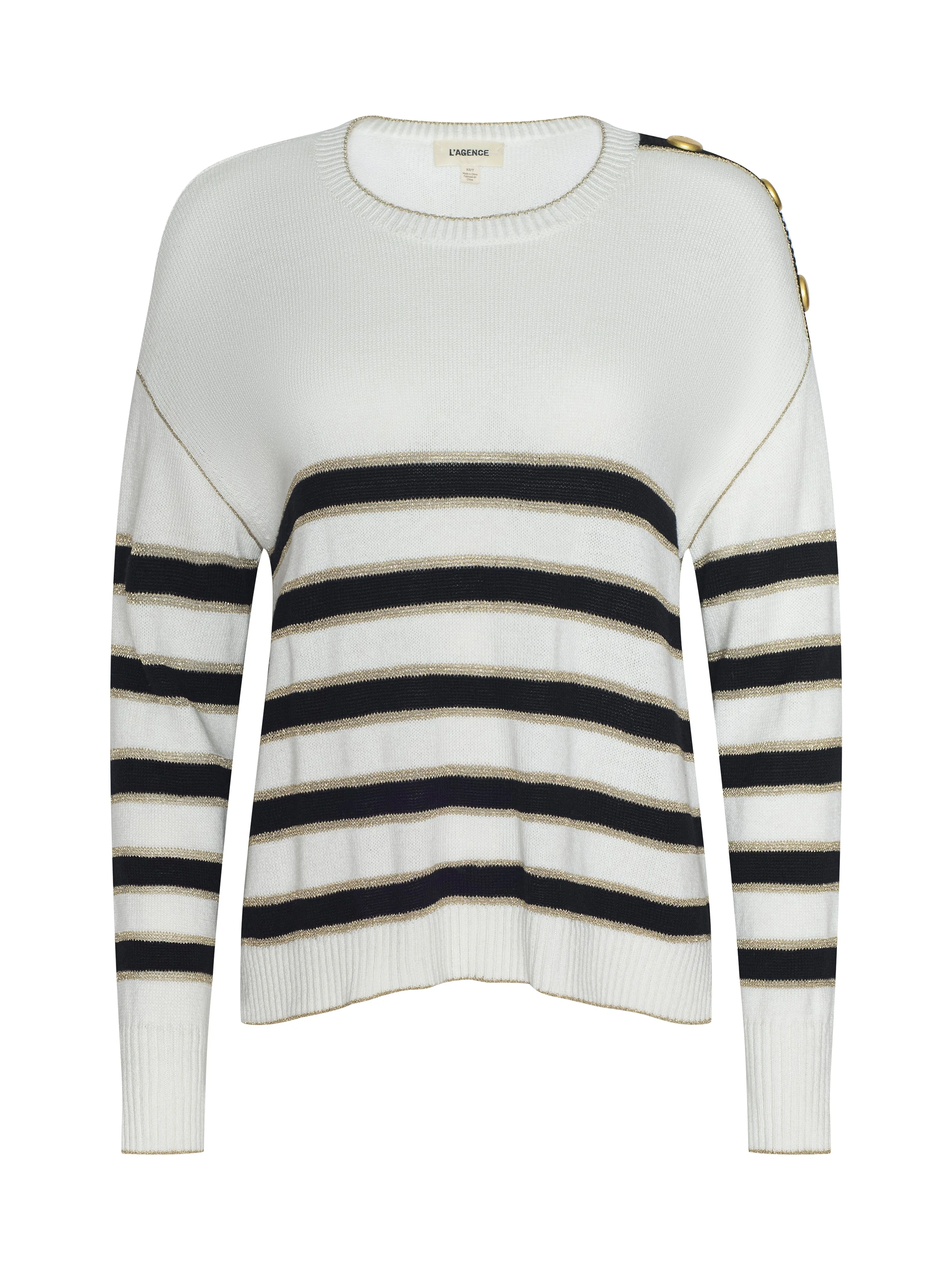 Bishop Striped Sweater - 1