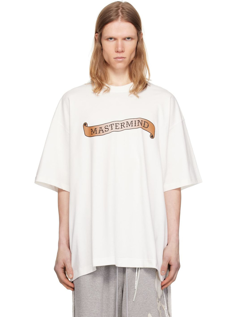 White Oversized Skull Tattoo T-shirt 1
