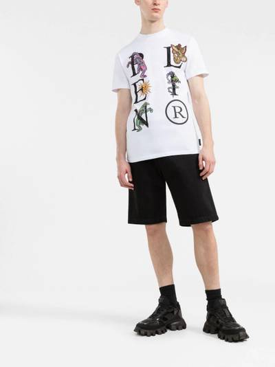 PHILIPP PLEIN logo-embellished cotton T-shirt outlook