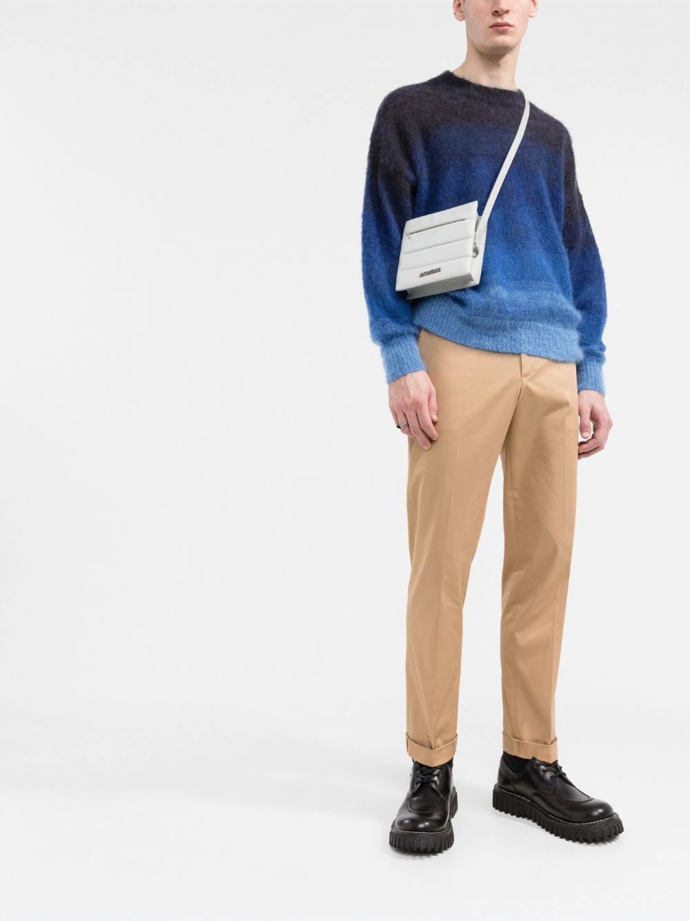 pressed-crease slim-cut chinos - 2