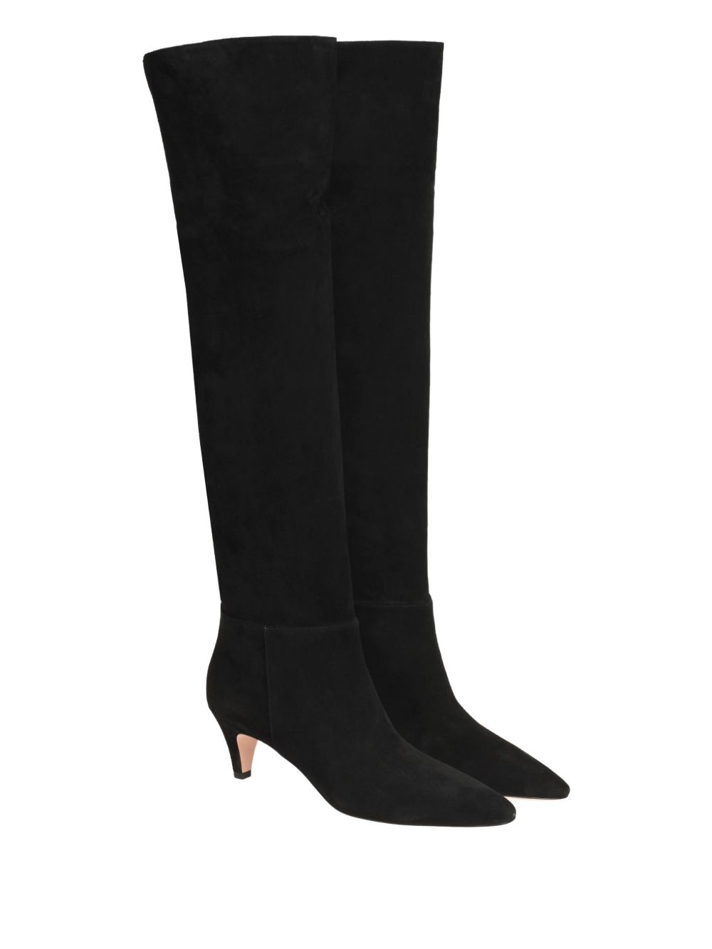 knee-high pointed-toe boots - 2